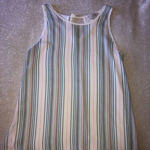 Loft XS Blouse with various colored stripes
